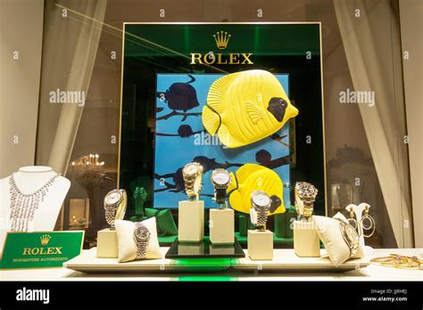 rolex window display